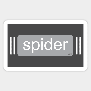 Spoiler Alert Spider Dark Sticker